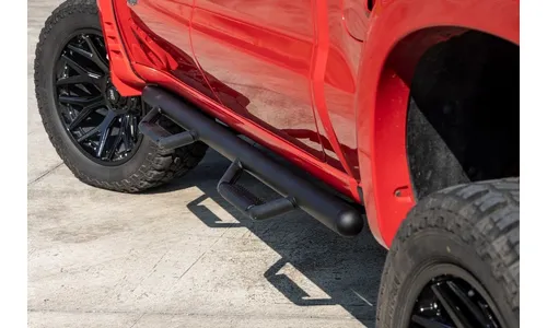 Трубчатые подножки, по длине кабины, кабина Crew Cab, Rough Country — фото 7