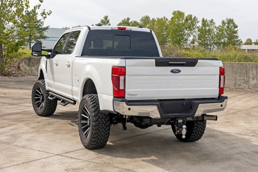 Трубчатые подножки, по длине кабины, кабина Crew Cab, Rough Country — фото 7