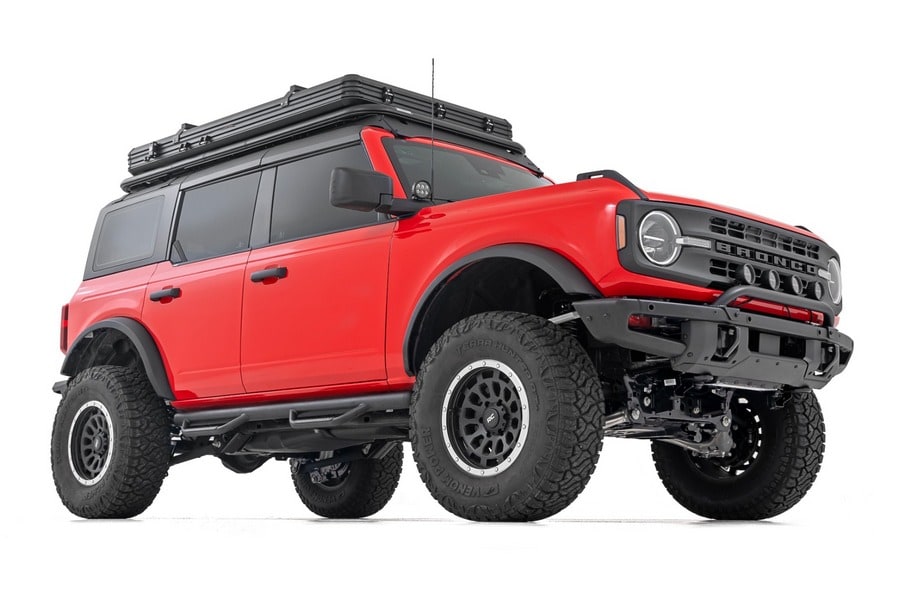 Трубчатые подножки, от арки до арки, 4 двери, Ford Bronco VI, Rough Country — фото 2