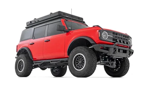 Трубчатые подножки, от арки до арки, 4 двери, Ford Bronco VI, Rough Country — фото 2