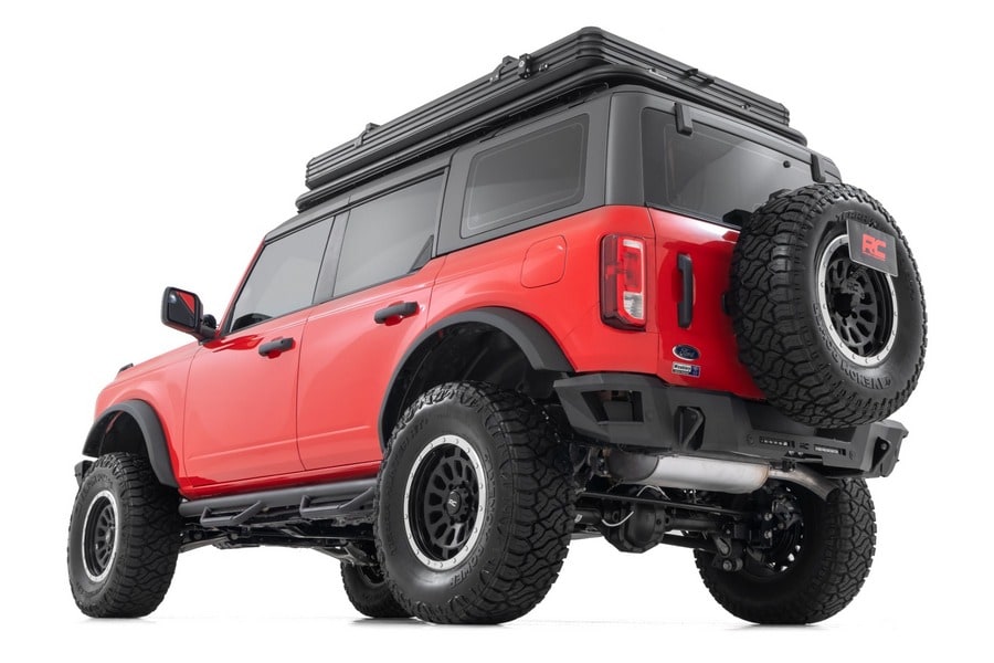 Трубчатые подножки, от арки до арки, 4 двери, Ford Bronco VI, Rough Country — фото 3