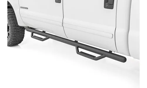 Трубчатые подножки, по длине кабины, кабина Crew Cab, Rough Country — фото 1