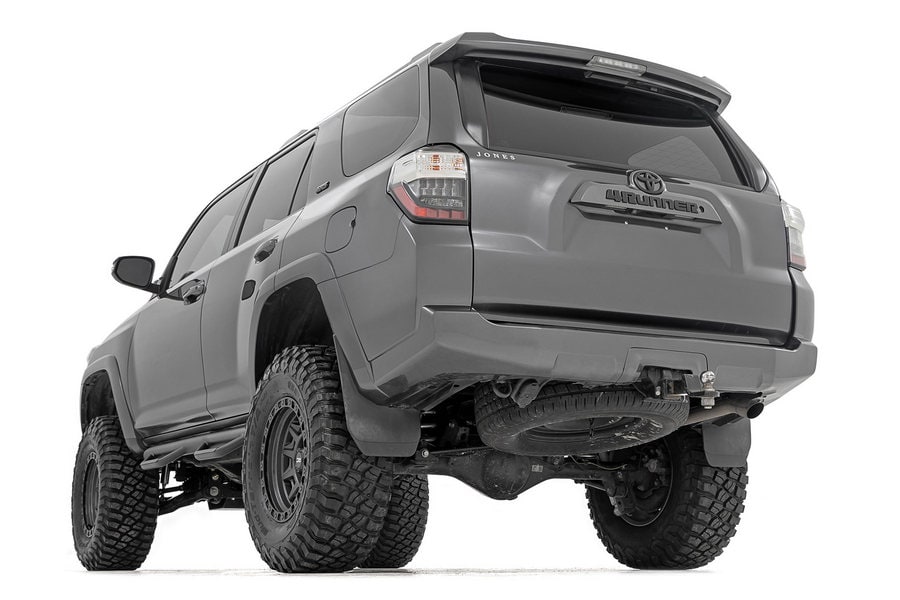 Трубчатые подножки, по длине кабины, кроме Limited, Toyota 4Runner (2010–2024), Rough Country — фото 3