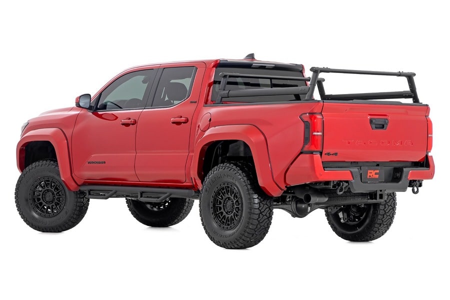 Трубчатые подножки, по длине кабины, кабина Double Cab, Toyota Tacoma IV, Rough Country — фото 4