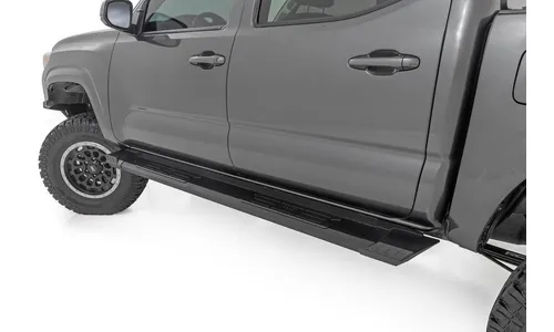 Алюминиевые боковые подножки HD2, кабина Double Cab, Toyota Tacoma (2005–2023), Rough Country — фото 2