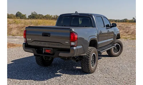 Алюминиевые боковые подножки HD2, кабина Double Cab, Toyota Tacoma (2005–2023), Rough Country — фото 5