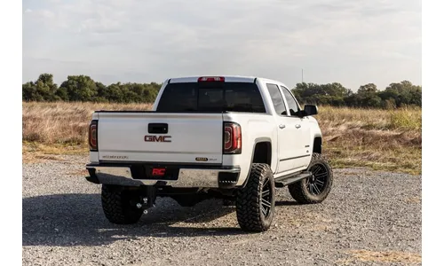 Алюминиевые боковые подножки HD2, кабина Extended Cab, Rough Country — фото 7
