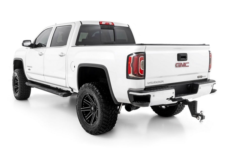 Алюминиевые боковые подножки HD2, кабина Crew Cab, Rough Country — фото 4