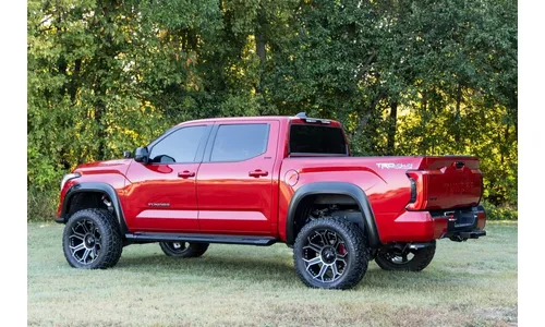Алюминиевые боковые подножки HD2, кабина CrewMax, Toyota Tundra III, Rough Country — фото 7
