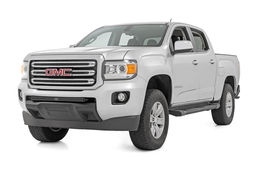 Алюминиевые боковые подножки HD2, кабина Crew Cab, Rough Country — фото 2