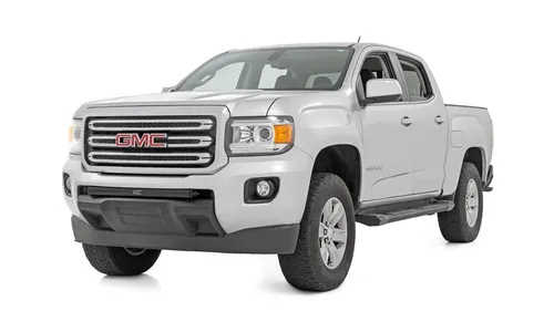Алюминиевые боковые подножки HD2, кабина Crew Cab, Rough Country — фото 2