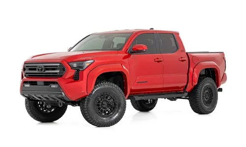 Алюминиевые боковые подножки HD2, кабина Double Cab, Toyota Tacoma IV, Rough Country — фото 3