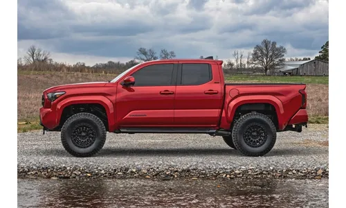 Алюминиевые боковые подножки HD2, кабина Double Cab, Toyota Tacoma IV, Rough Country — фото 7