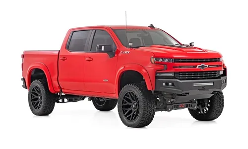 Расширители колёсных арок Sport, цвет GAN Silver Ice Metallic, Chevrolet Silverado 1500 (2019–2026), Rough Country — фото 3