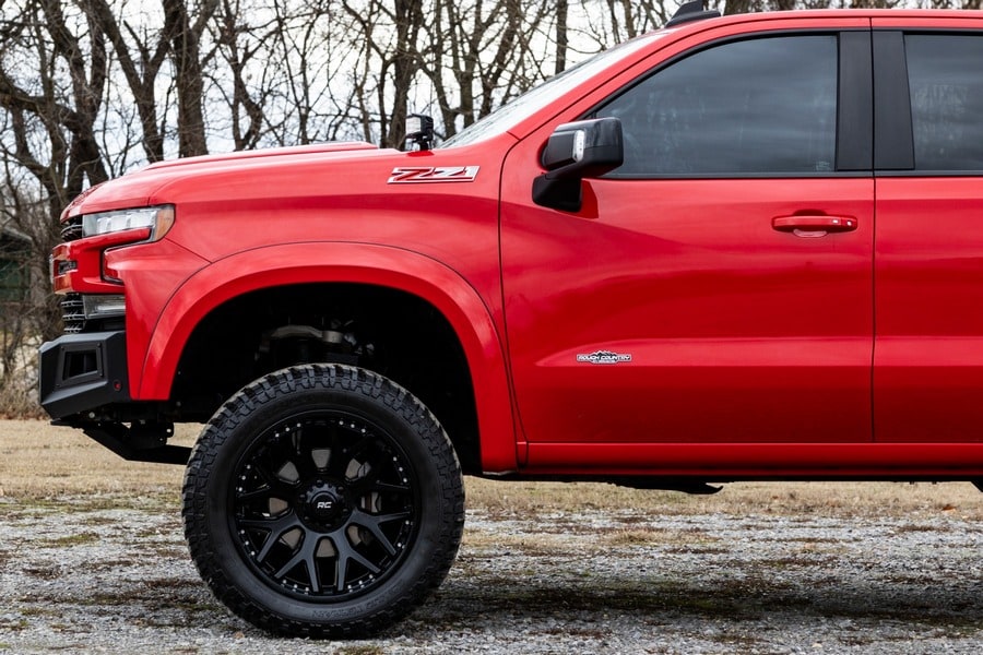 Расширители колёсных арок Sport, цвет GAN Silver Ice Metallic, Chevrolet Silverado 1500 (2019–2026), Rough Country — фото 6