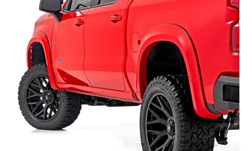 Расширители колёсных арок Sport, цвет GLT Glacier Blue, Chevrolet Silverado 1500 (2019–2026), Rough Country — фото 2
