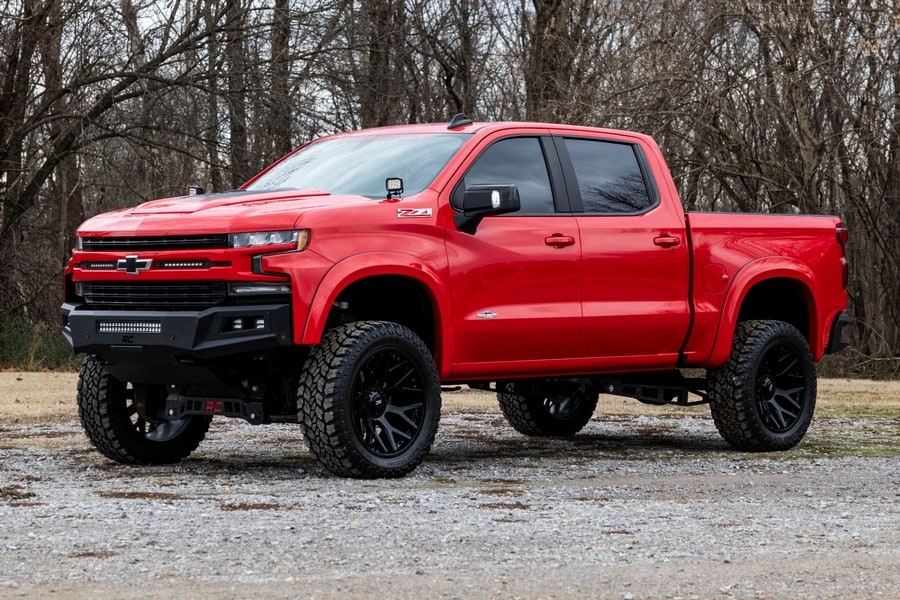 Расширители колёсных арок Sport, цвет GPA Graphite, Chevrolet Silverado 1500 (2019–2026), Rough Country — фото 4
