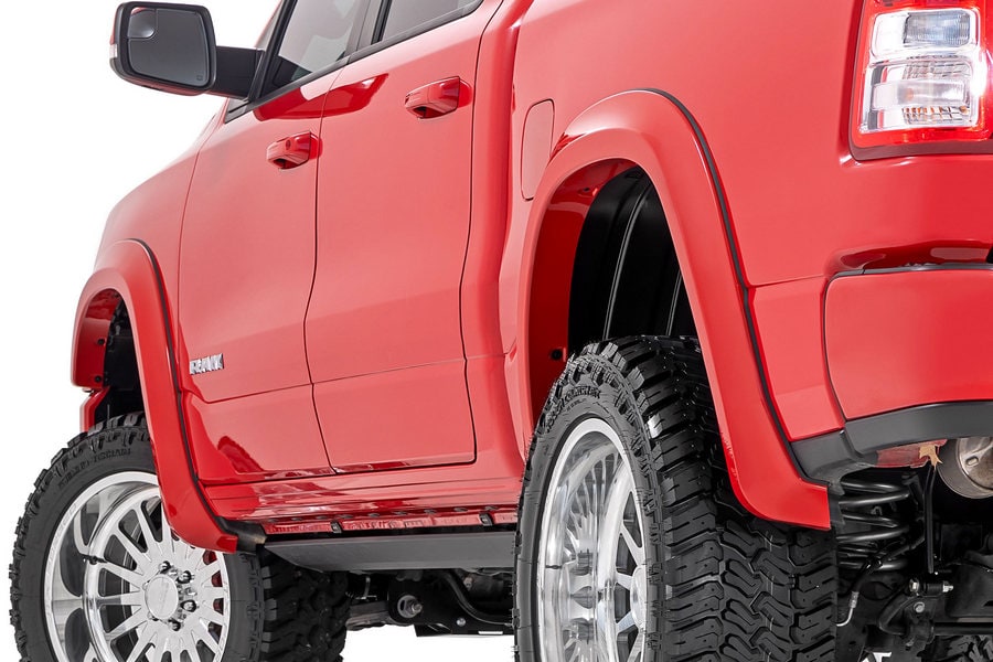 Расширители колёсных арок Sport, цвет PAU Granite Crystal, RAM 1500 DT, Rough Country — фото 2
