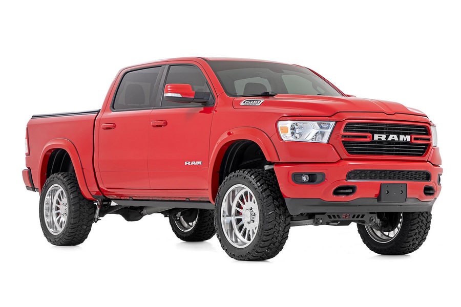 Расширители колёсных арок Sport, цвет PCL Blue Streak, RAM 1500 DT, Rough Country — фото 3