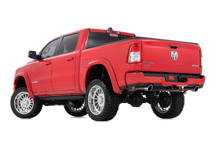 Расширители колёсных арок Sport, цвет PXR Brilliant Black, RAM 1500 DT, Rough Country — фото 4