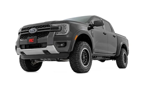 Расширители колёсных арок Sport, цвет JS Iconic Silver, Ford Ranger T6.2, Rough Country — фото 2