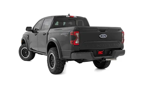 Расширители колёсных арок Sport, цвет JS Iconic Silver, Ford Ranger T6.2, Rough Country — фото 3