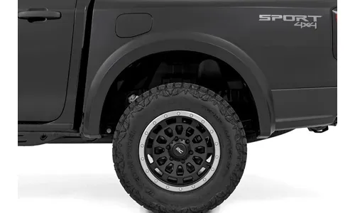 Расширители колёсных арок Sport, цвет JS Iconic Silver, Ford Ranger T6.2, Rough Country — фото 5