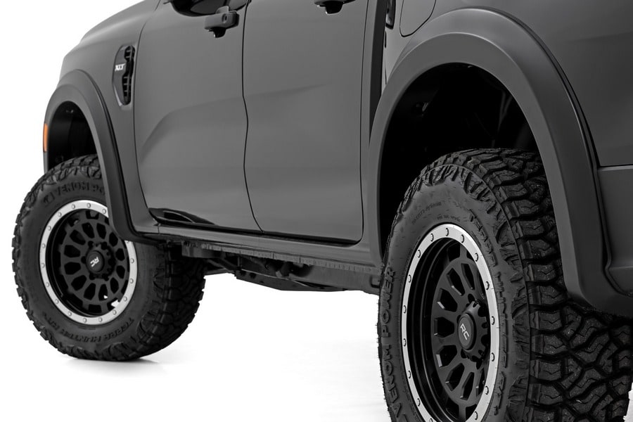 Расширители колёсных арок Sport, цвет NE Cactus Gray, Ford Ranger T6.2, Rough Country — фото 1