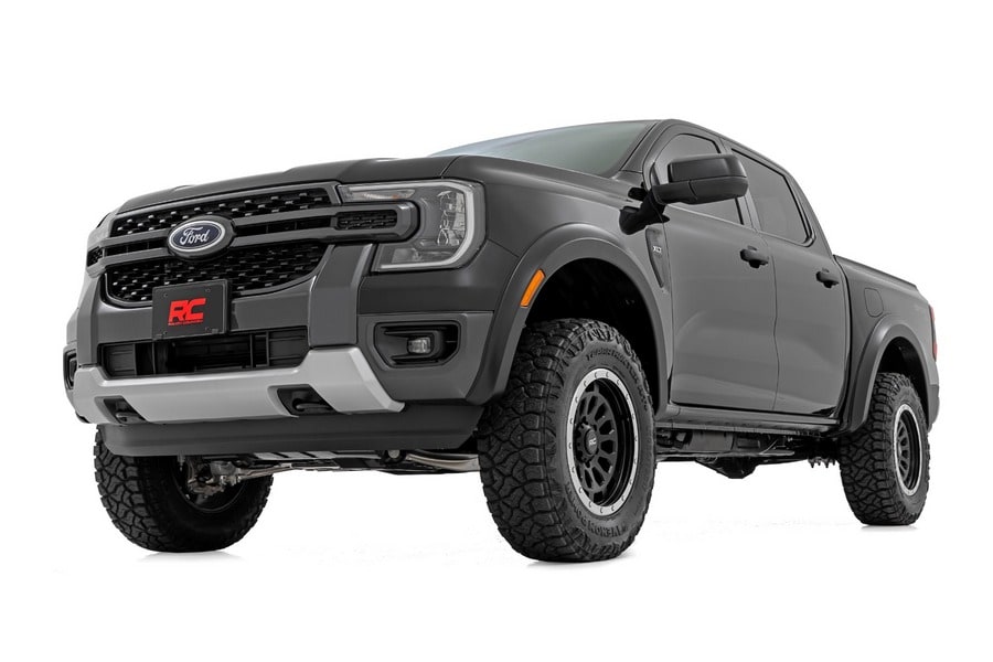 Расширители колёсных арок Sport, цвет NE Cactus Gray, Ford Ranger T6.2, Rough Country — фото 2