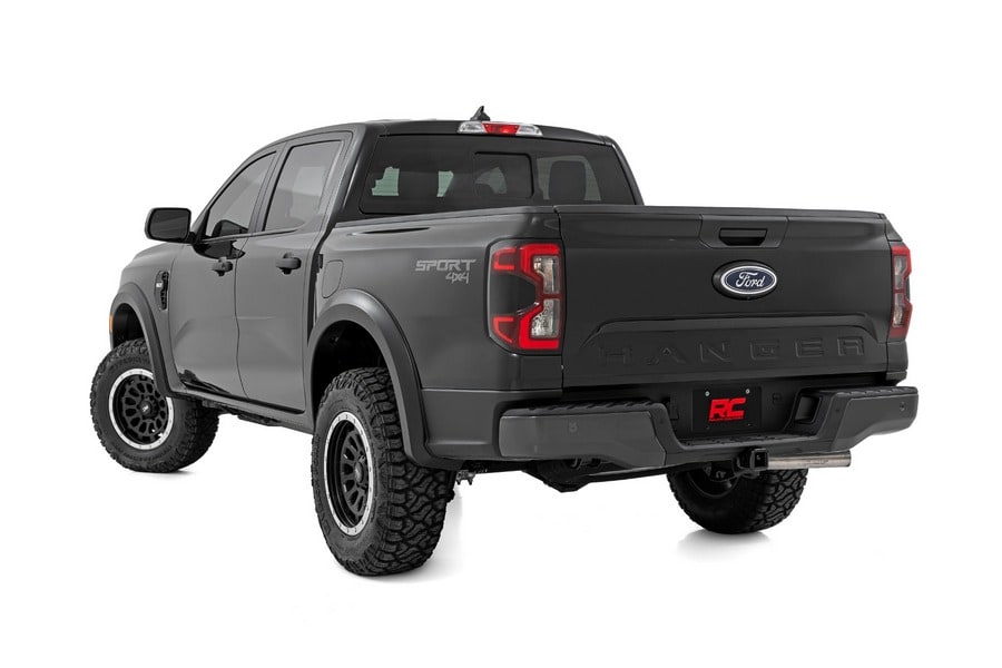 Расширители колёсных арок Sport, цвет NE Cactus Gray, Ford Ranger T6.2, Rough Country — фото 3
