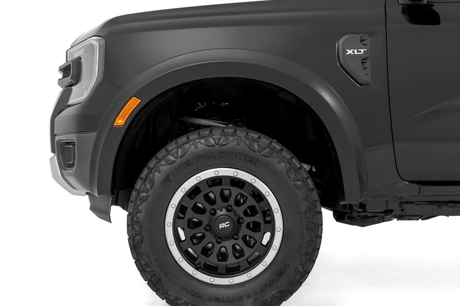 Расширители колёсных арок Sport, цвет NE Cactus Gray, Ford Ranger T6.2, Rough Country — фото 4