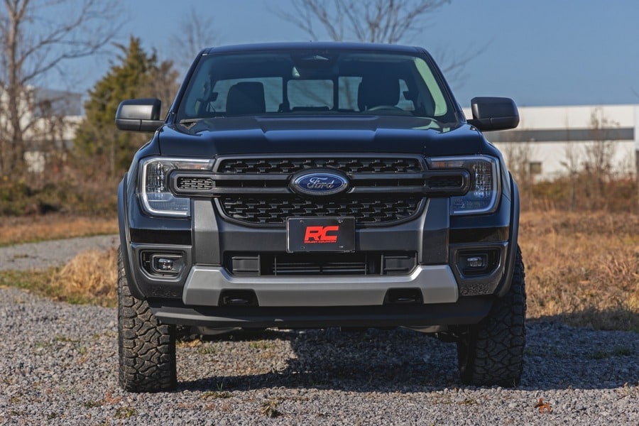 Расширители колёсных арок Sport, цвет YZ Oxford White, Ford Ranger T6.2, Rough Country — фото 7