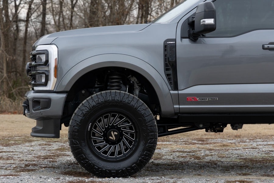 Расширители колёсных арок Sport, цвет DR Avalanche Gray, Rough Country — фото 6