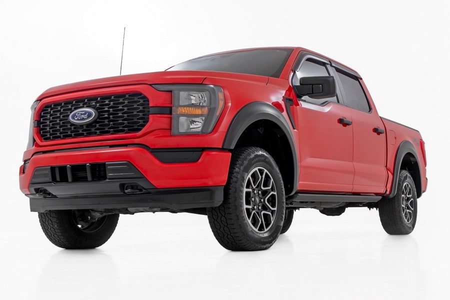 Расширители колёсных арок Sport, цвет JS Iconic Silver, Ford F-150 (2021–2026), Rough Country — фото 2