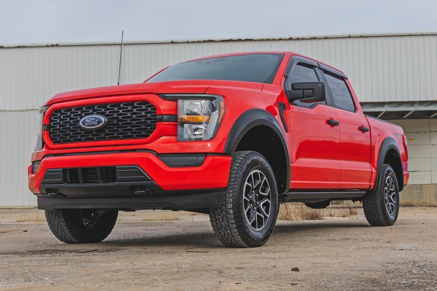 Расширители колёсных арок Sport, цвет LJ Darkened Bronze, Ford F-150 (2021–2026), Rough Country — фото 6
