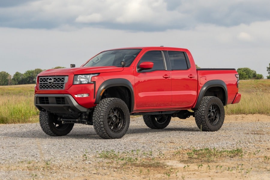 Расширители колёсных арок Sport, цвет KH3 Super Black, Nissan Frontier (2022–2026), Rough Country — фото 5