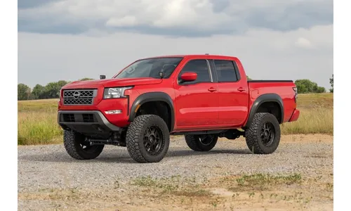 Расширители колёсных арок Sport, цвет KH3 Super Black, Nissan Frontier (2022–2026), Rough Country — фото 5