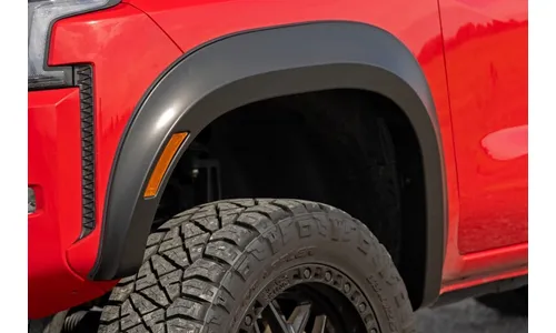 Расширители колёсных арок Sport, цвет KH3 Super Black, Nissan Frontier (2022–2026), Rough Country — фото 7