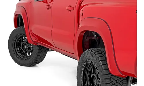 Расширители колёсных арок Sport, цвет QAK Glacier White, Nissan Frontier (2022–2026), Rough Country — фото 1