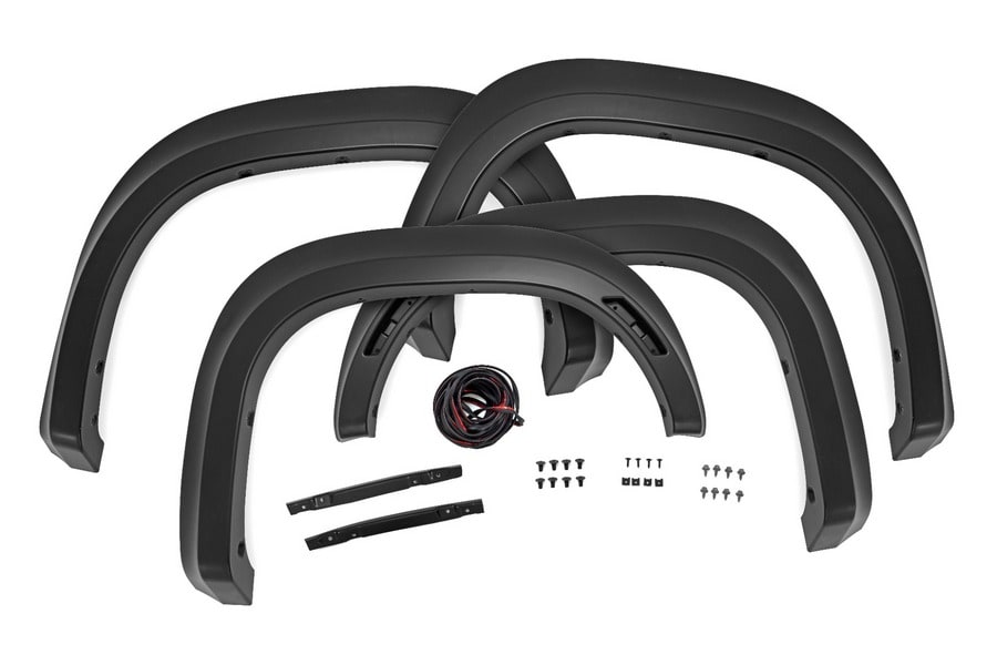 Расширители колёсных арок Sport, цвет QAK Glacier White, Nissan Frontier (2022–2026), Rough Country — фото 2