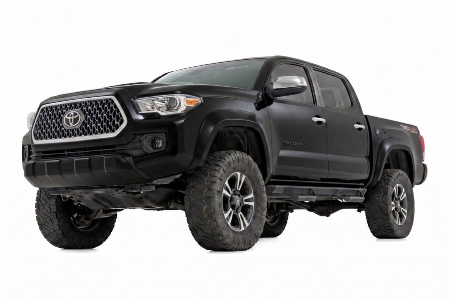 Расширители колёсных арок Sport, цвет 202 Black Onyx, Toyota Tacoma III, Rough Country — фото 2