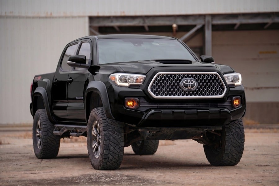Расширители колёсных арок Sport, цвет 202 Black Onyx, Toyota Tacoma III, Rough Country — фото 4