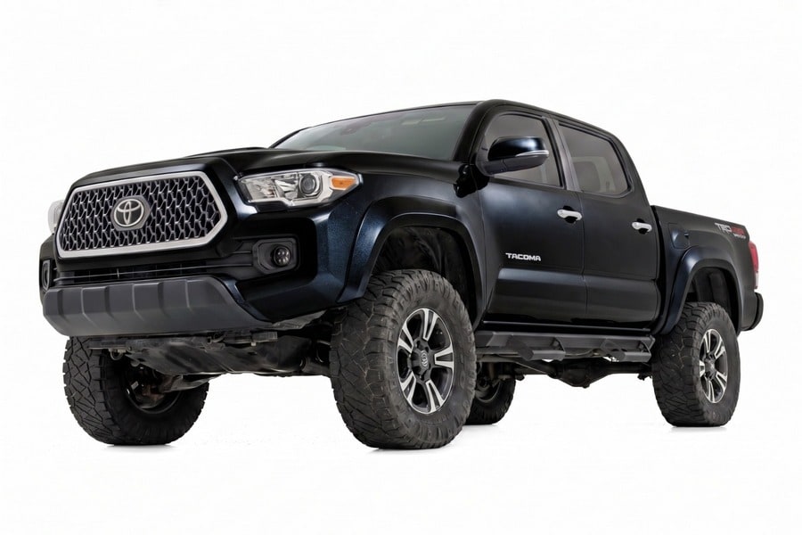 Расширители колёсных арок Sport, цвет 218 Midnight Black Metallic, Toyota Tacoma III, Rough Country — фото 2