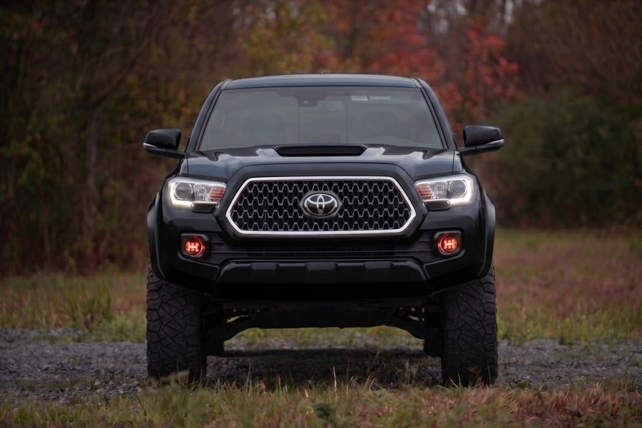 Расширители колёсных арок Sport, цвет 218 Midnight Black Metallic, Toyota Tacoma III, Rough Country — фото 5