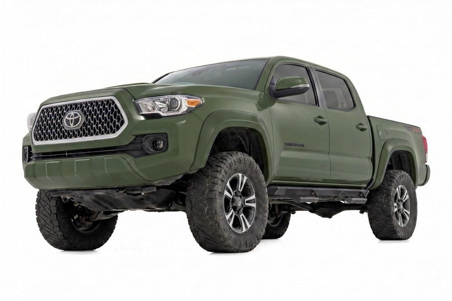 Расширители колёсных арок Sport, цвет 6V7 Army Green, Toyota Tacoma III, Rough Country — фото 2