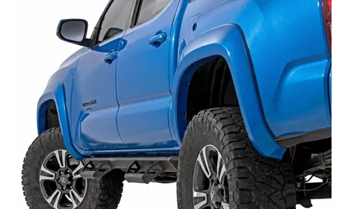 Расширители колёсных арок Sport, цвет 8T0 Blazing Blue, Toyota Tacoma III, Rough Country — фото 1