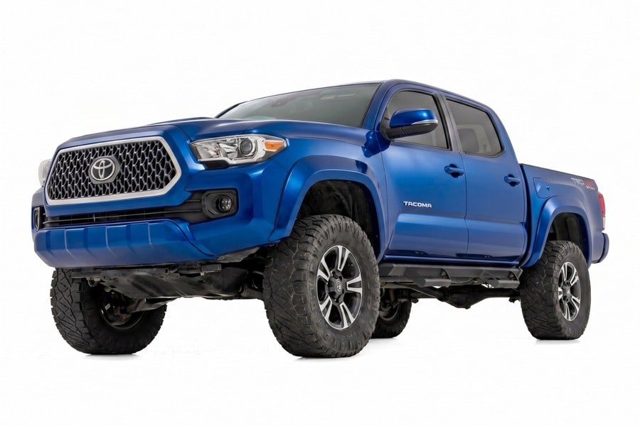 Расширители колёсных арок Sport, цвет 8T0 Blazing Blue, Toyota Tacoma III, Rough Country — фото 2