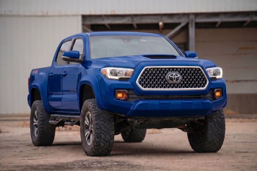 Расширители колёсных арок Sport, цвет 8T0 Blazing Blue, Toyota Tacoma III, Rough Country — фото 6