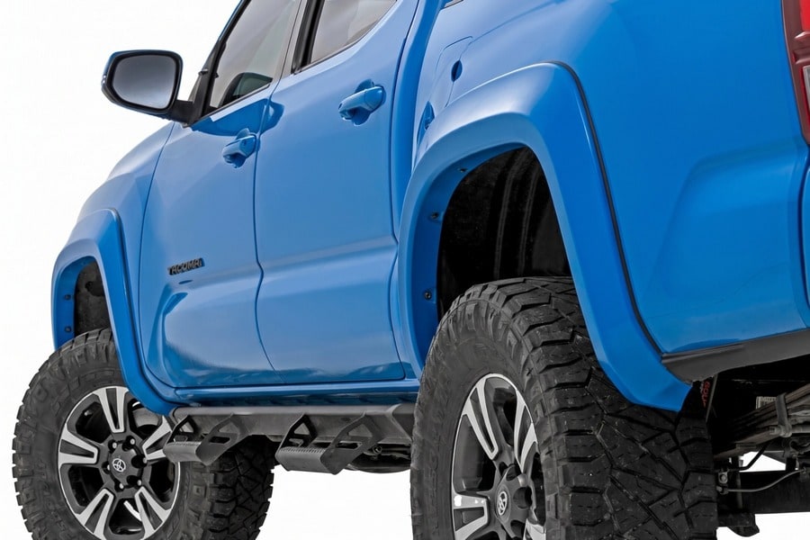 Расширители колёсных арок Sport, цвет 8T6 Voodoo Blue, Toyota Tacoma III, Rough Country — фото 1