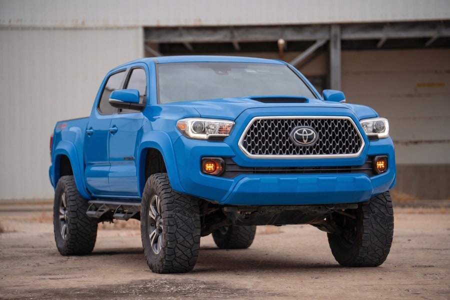Расширители колёсных арок Sport, цвет 8T6 Voodoo Blue, Toyota Tacoma III, Rough Country — фото 4